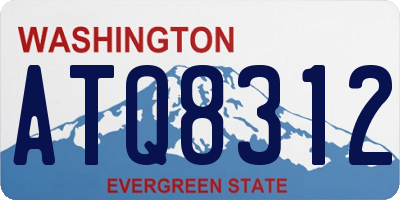 WA license plate ATQ8312