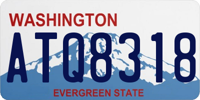 WA license plate ATQ8318