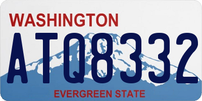 WA license plate ATQ8332