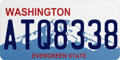 WA license plate ATQ8338