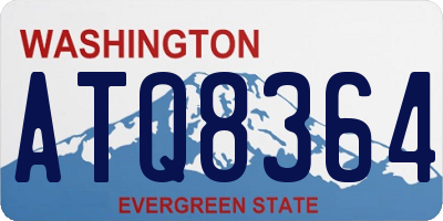 WA license plate ATQ8364