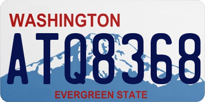 WA license plate ATQ8368