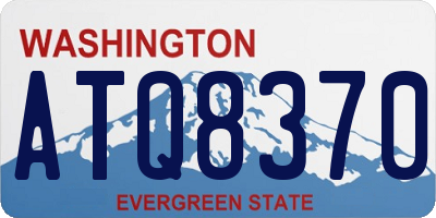 WA license plate ATQ8370