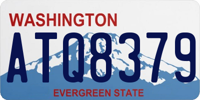 WA license plate ATQ8379