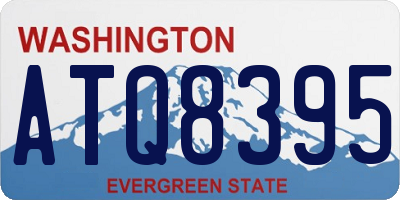 WA license plate ATQ8395