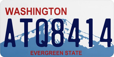 WA license plate ATQ8414