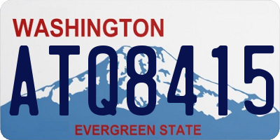 WA license plate ATQ8415