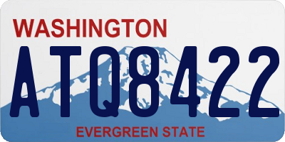 WA license plate ATQ8422
