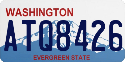 WA license plate ATQ8426