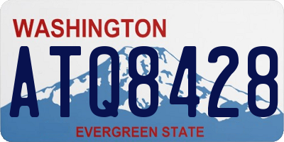 WA license plate ATQ8428
