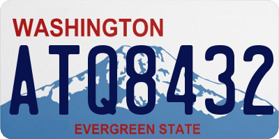 WA license plate ATQ8432