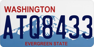 WA license plate ATQ8433