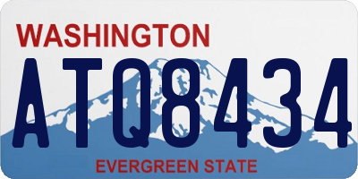 WA license plate ATQ8434