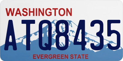 WA license plate ATQ8435