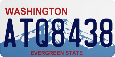 WA license plate ATQ8438