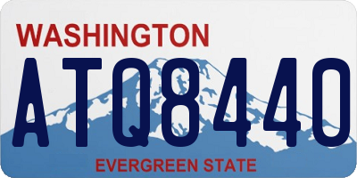 WA license plate ATQ8440