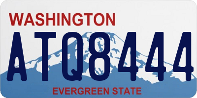 WA license plate ATQ8444