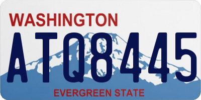 WA license plate ATQ8445