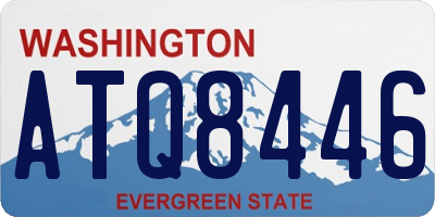 WA license plate ATQ8446