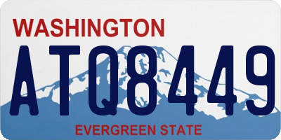 WA license plate ATQ8449