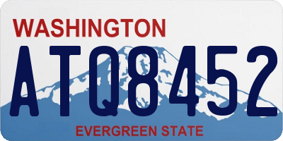 WA license plate ATQ8452