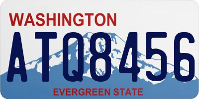 WA license plate ATQ8456