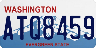 WA license plate ATQ8459