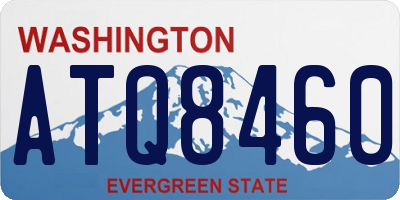 WA license plate ATQ8460