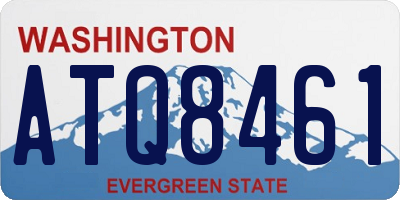 WA license plate ATQ8461