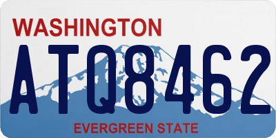 WA license plate ATQ8462