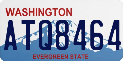 WA license plate ATQ8464