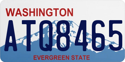 WA license plate ATQ8465