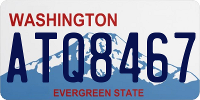 WA license plate ATQ8467