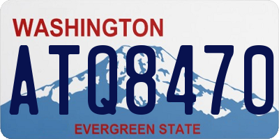 WA license plate ATQ8470