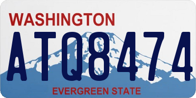 WA license plate ATQ8474
