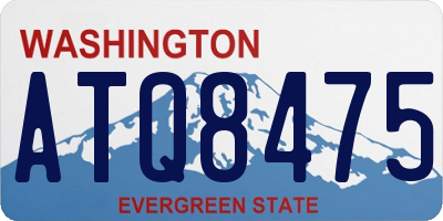 WA license plate ATQ8475
