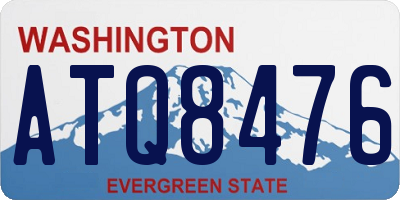 WA license plate ATQ8476