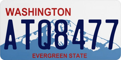 WA license plate ATQ8477