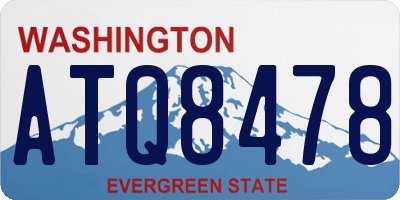 WA license plate ATQ8478