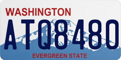 WA license plate ATQ8480