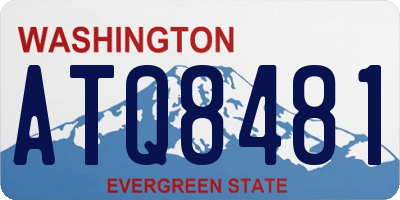 WA license plate ATQ8481