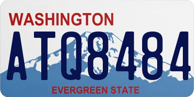 WA license plate ATQ8484