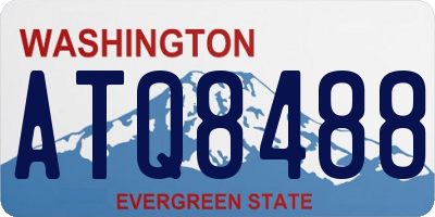 WA license plate ATQ8488