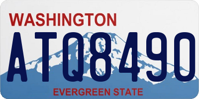 WA license plate ATQ8490