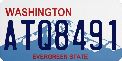 WA license plate ATQ8491