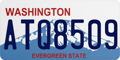 WA license plate ATQ8509