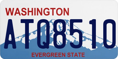 WA license plate ATQ8510