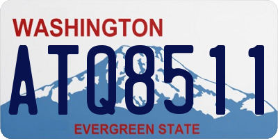 WA license plate ATQ8511