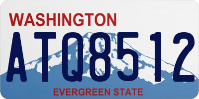 WA license plate ATQ8512