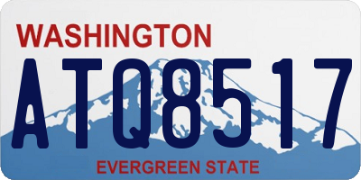 WA license plate ATQ8517